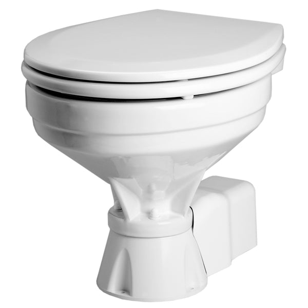 Johnson Pump Standard Electric Toilet - Compact Macerator Style - 24V [80-47435-02]