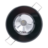 Lumitec Illusion Flush Mount LED Down Light - Warm White - Dimming - Black Housing - Chrome Reflector [117169]