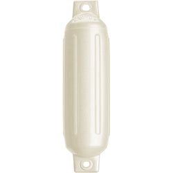 Polyform G-1 Twin Eye Fender 3.5" x 12.8" - Metallic White [G-1-METALLIC WHITE]
