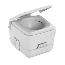 Dometic 964 Portable Toilet w/Mounting Brackets - 2.5 Gallon - Platinum [9108554387]