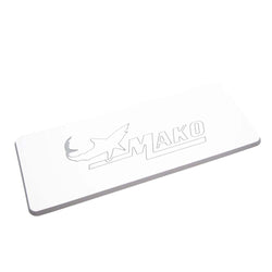 SeaDek Mako Logo Helm Pad - White/Storm Grey Embossed [39638-80375]