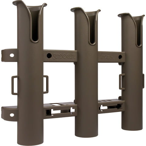 Sea-Dog Triple Threat Three Pole Rod Holder - Flat Dark Earth [325034-1]