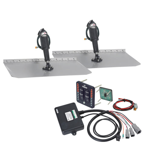 Lenco 12" x 24" Standard Trim Tab Kit w/LED Indicator Switch Kit 12V [TT12X24I]