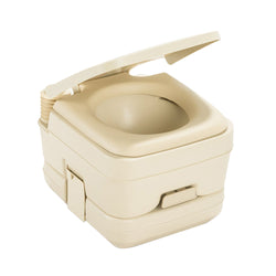 Dometic 964 Portable Toilet w/Mounting Brackets - 2.5 Gallon - Parchment [311096402]