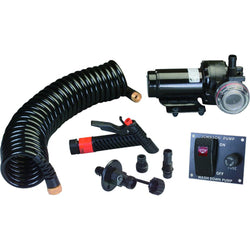 Johnson Pump Aqua Jet 5.2 GPH Washdown Pump Kit w/Hose - 12V [64534]