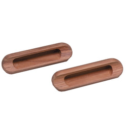 Whitecap Teak Oblong Drawer Pull - 4-1/16"L - 2 Pack [60124-A]