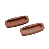 Whitecap Teak Rectangular Drawer Pull - 3-1/4"L - 2 Pack [60135-A]