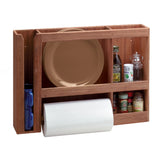 Whitecap Teak Dish/Cup/Paper Towel Rack [62402]