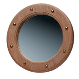 Whitecap Teak Porthole Mirror [62540]