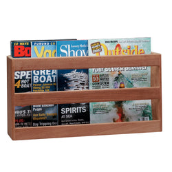 Whitecap Teak Double-Wide Magazine Rack [62508]