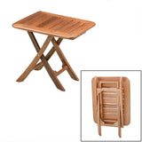 Whitecap Teak Small Adjustable Slat Top Table [60028]