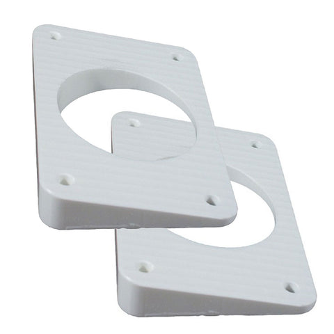 TACO Wedge Plates f/Grand Slam Outriggers - White [WP-150WHA-1]