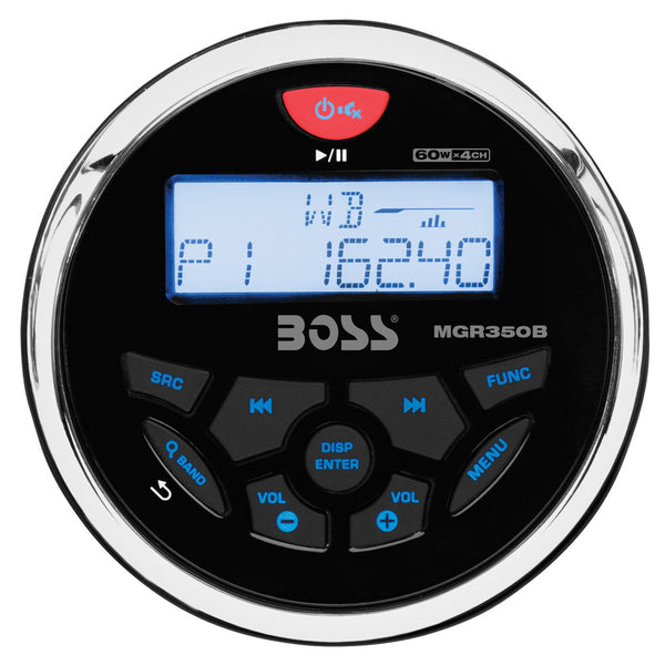 Boss Audio MGR350B Marine Stereo w/AM/FM/BT/USB [MGR350B]
