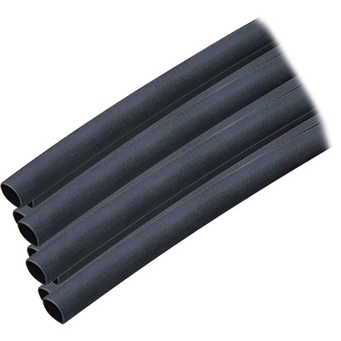 Ancor Adhesive Lined Heat Shrink Tubing (ALT) - 1/4" x 6" - 10-Pack - Black [303106]