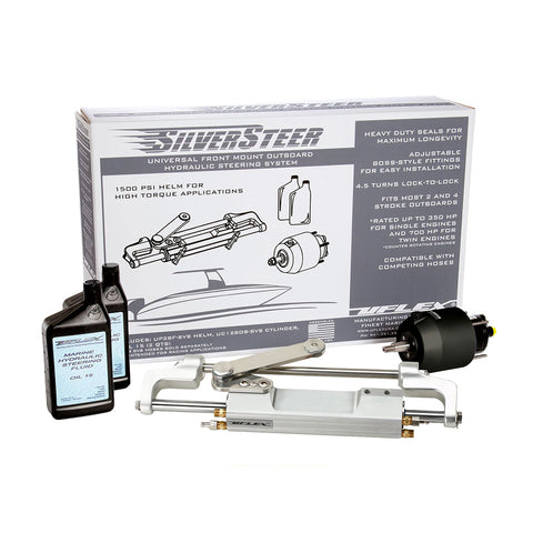 Uflex SilverSteer 2.0 High-Performance Front Mount Outboard Hydraulic Steering System - 1500PSI FM V2 [SILVERSTEER2.0B]