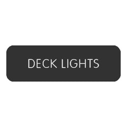 Blue SeaLarge Format Label - "Deck Lights" [8063-0124]