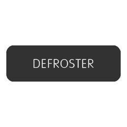 Blue SeaLarge Format Label - "Defroster" [8063-0129]