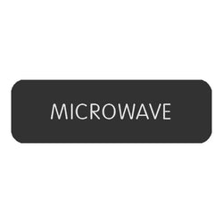 Blue SeaLarge Format Label - "Microwave" [8063-0318]