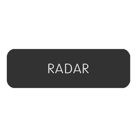 Blue SeaLarge Format Label - "Radar" [8063-0349]