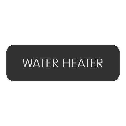 Blue SeaLarge Format Label - "Water Heater" [8063-0438]