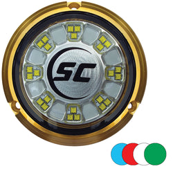 Shadow- Caster SCR-24 Bronze Underwater Light - 24 LEDs - Full Color Changing - *Case of 4* [SCR-24-CC-BZ-10CASE]