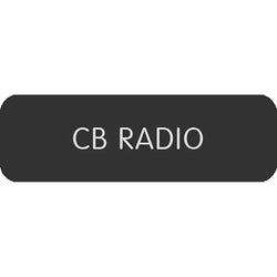Blue Sea Large Format Label - "CB Radio" [8063-0090]