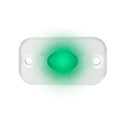 HEISE Marine Auxiliary Accent Lighting Pod - 1.5" x 3" - White/Green [HE-ML1G]