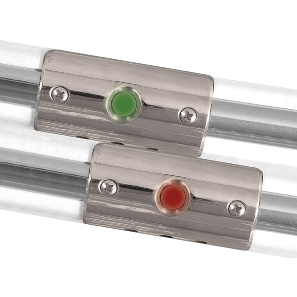 TACO Rub Rail Mounted Navigation Lights f/Boats Up To 30 - Port  Starboard Included [F38-6602-1]