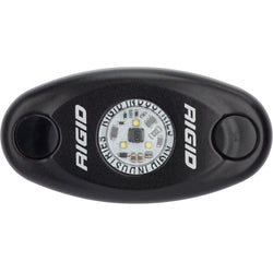 RIGID Industries A-Series Black Low Power LED Light - Single - Amber [480343]