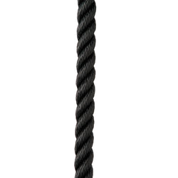 New England Ropes 1/2" Premium 3-Strand Dock Line - Black - 25 [C6054-16-00025]