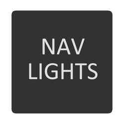 Blue Sea 6520-0327 Square Format Nav Lights Label [6520-0327]