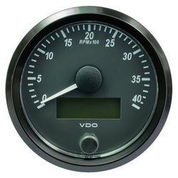 VDO SingleViu 80mm (3-1/8") Tachometer - 4,000 RPM [A2C3832990030]