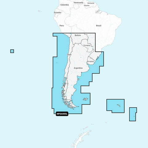 Navionics Platinum+ NPSA005L - Chile, Argentina  Easter Island [010-C1365-40]