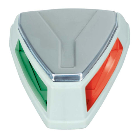 Perko 12V LED Bi-Color Navigation Light - White/Stainless Steel [0655001WHS]