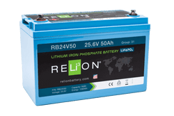 RELiON RB24V50 24V 50Ah LiFePO4 Battery