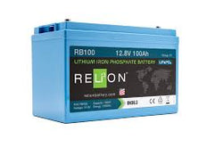 RELiON Deep Cycle Lithium Batteries RB100 12V 100Ah LiFePO4 Battery