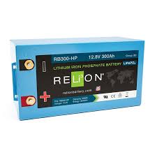 RELiON RB300 HP 12V 300Ah LiFePO4 Battery